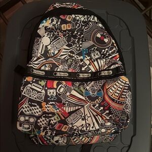Lesportsac Boom Box Art Backpack